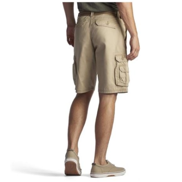NWOT - LEE MENS BIG-TALL DUNGAREES BELTED WYOMING CARGO SHORT - SIZE 46 SHORTS - Picture 2 of 3